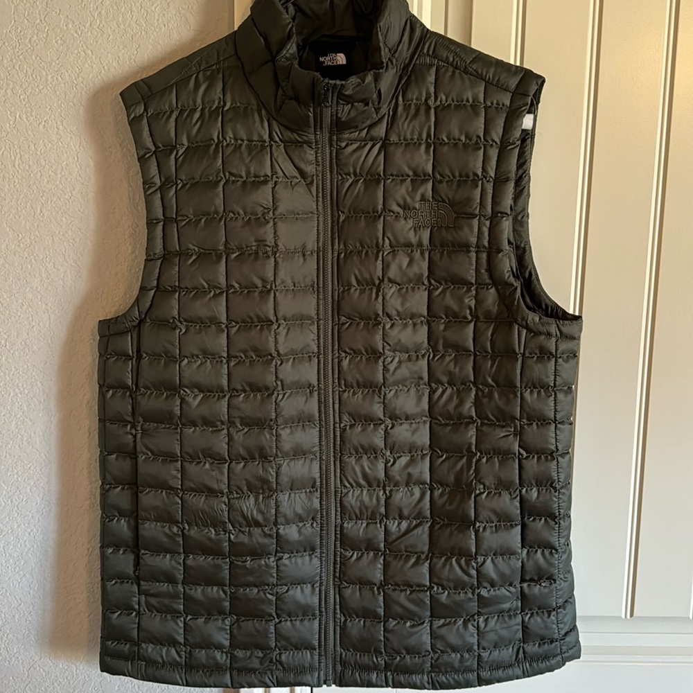 The North Face Olive Green Large Thermoball Vest